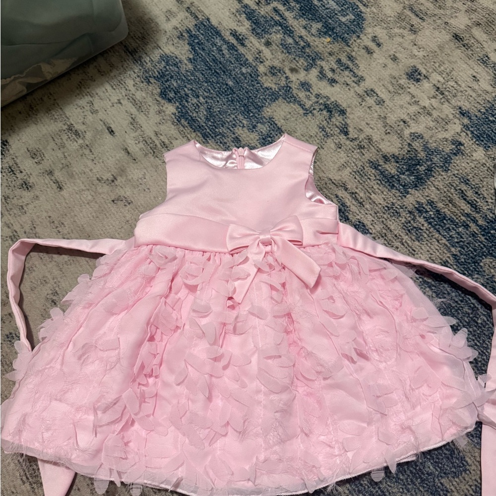 Adorable Pink Ruffled Baby Dress
